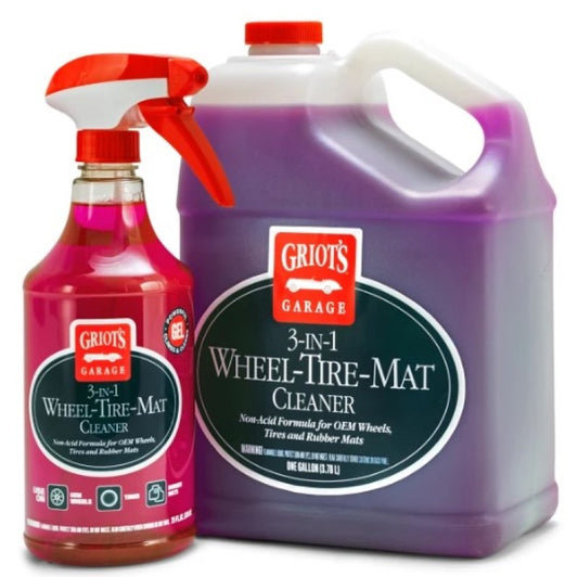 Griots Garage - Griots 3 In 1 Wheel Tire Mat Cleaner- 25 Ounces - 10825