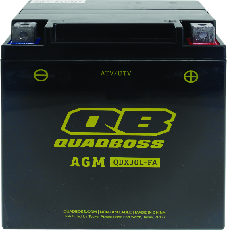 QuadBoss - QuadBoss Maintenance-Free AGM Battery QBX30L-FA - 401387