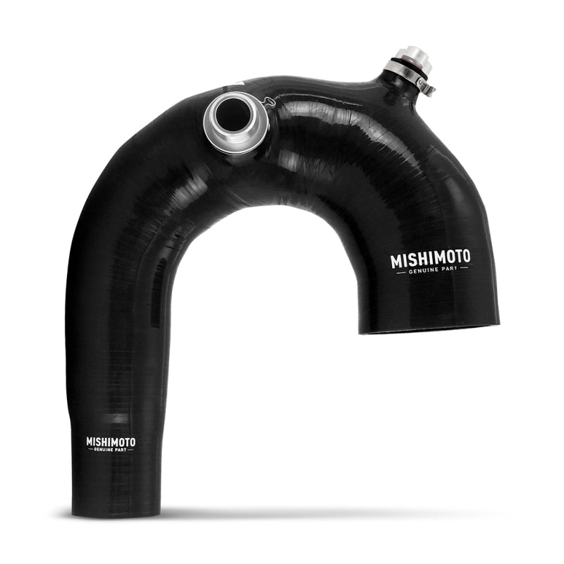 Mishimoto - Silicone Intake J-Tube, Fits Polaris RZR XP Turbo 2016+, Black - MMHOSE-RZR-16AIBK