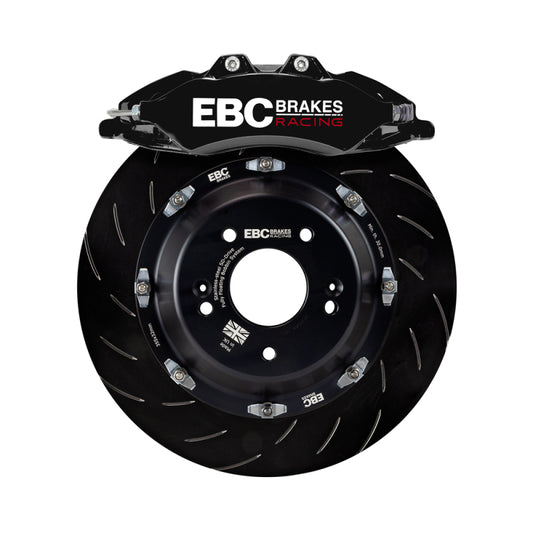 EBC - EBC Racing 2023+ Nissan 400Z Black Apollo-6 Calipers 380mm Rotors Front Big Brake Kit - BBK044BLK-2