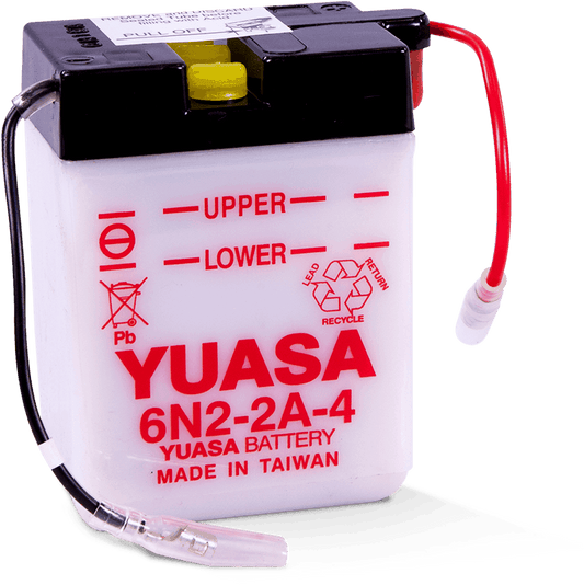 Yuasa Battery - Yuasa 6N2-2A-4 Conventional 6 Volt Battery - YUAM2620B