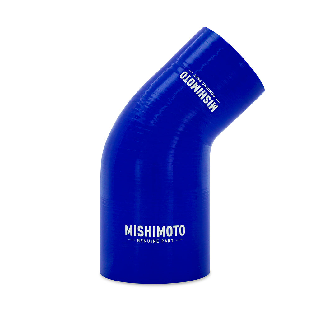 Mishimoto - Mishimoto 45-Degree Silicone Transition Coupler, 2.50-in to 3.00-in, Blue - MMCP-R45-2530BL