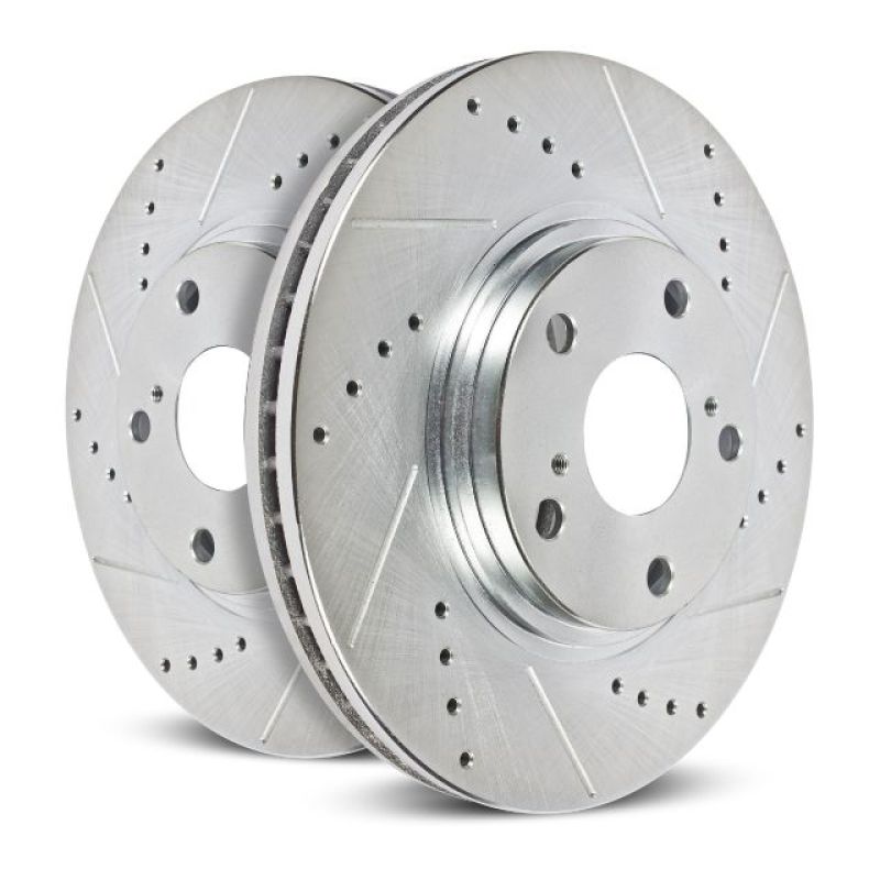 PowerStop - Power Stop 13-16 Ford F-450 Super Duty Front Left Evolution Drilled & Slotted Rotor - AR85153XL