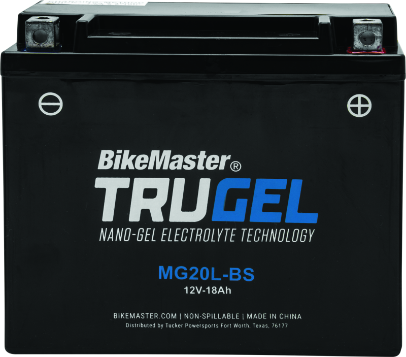 BikeMaster - BikeMaster Trugel Battery MG20L-BS - 780526