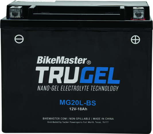 BikeMaster - BikeMaster Trugel Battery MG20L-BS - 780526