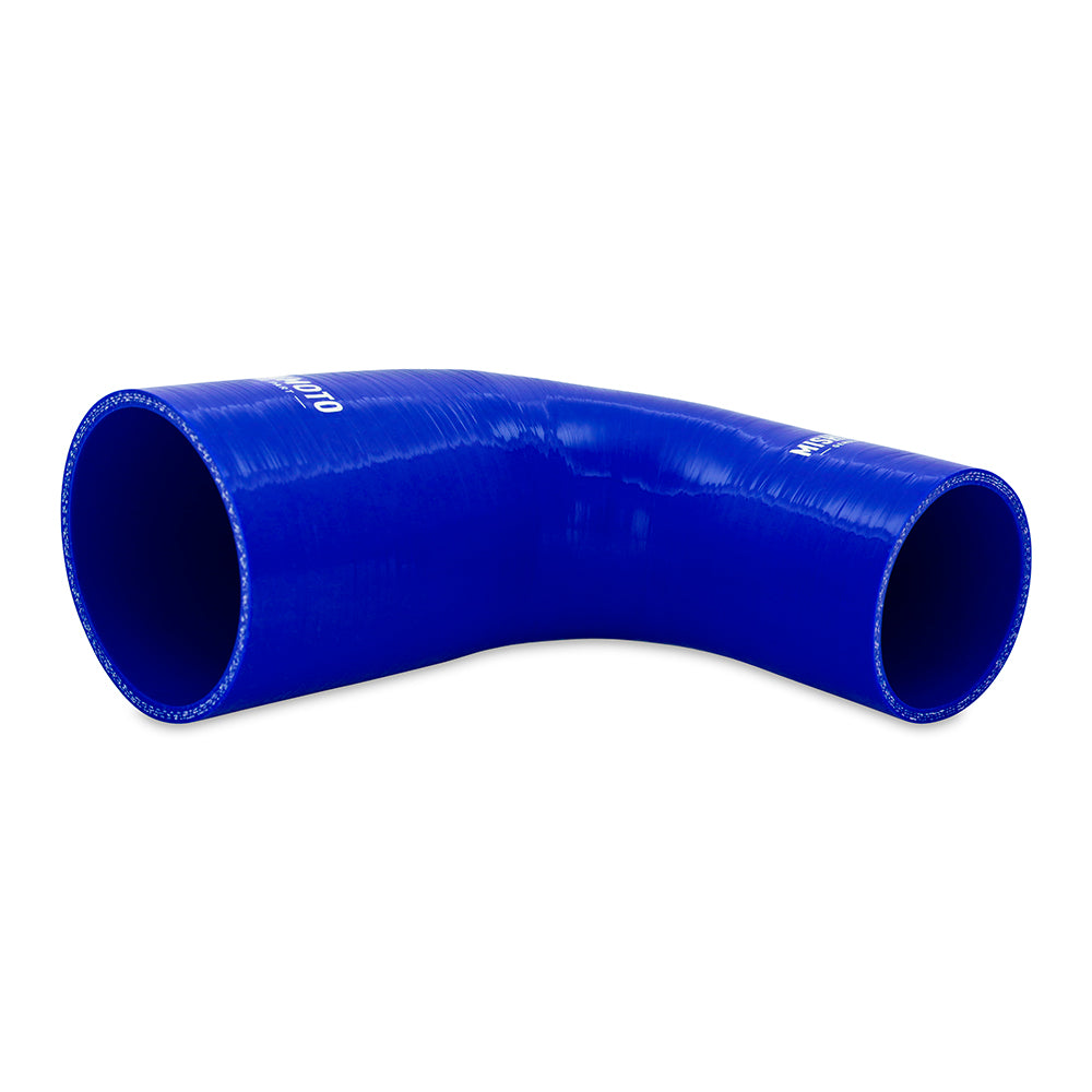 Mishimoto - Mishimoto 90-Degree Silicone Transition Coupler, 2.50-in to 4.00-in, Blue - MMCP-R90-2540BL