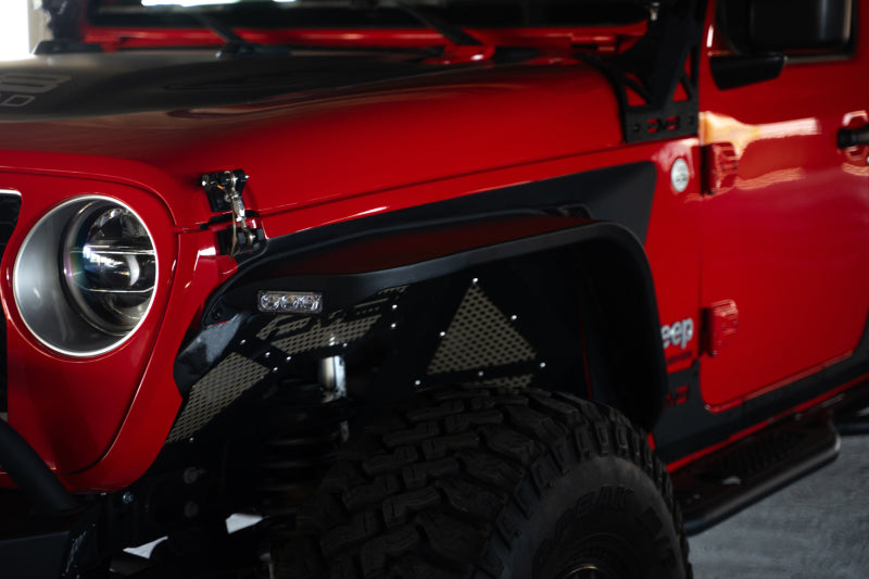 DV8 Offroad - DV8 Offroad 20-23 Jeep Gladiator JT Slim Fender Flares - FDGL-07