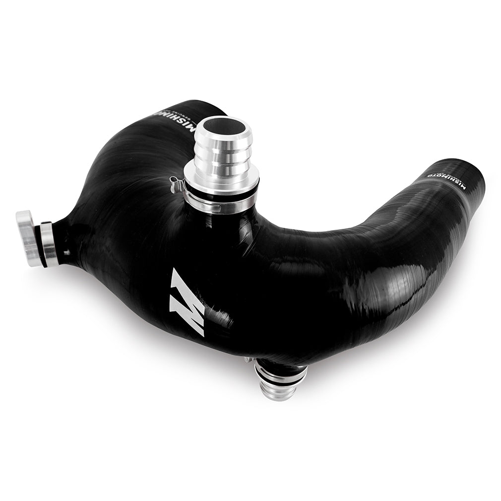 Mishimoto - Silicone Intake J-Tube, Fits Polaris RZR XP Turbo 2016+, Black - MMHOSE-RZR-16AIBK