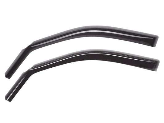 WeatherTech - WeatherTech 19-24 Chevy Silverado/GMC Sierra CC (Chrome Sill) Front Side Window Deflectors - Dk Tint - 80931IM