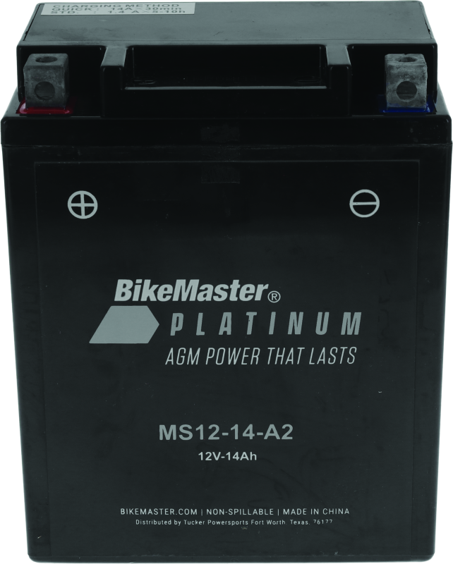 BikeMaster - BikeMaster AGM Battery - MS12-14-A2 - 780715