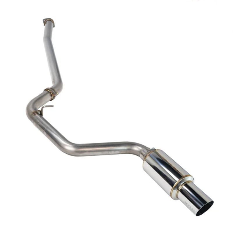 Remark - Remark 08-14 Subaru WRX / STI Hatch Cat-Back Exhaust R1 Spec Single Exit Stainless Steel - RK-C1076S-02