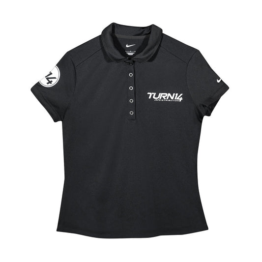 Turn 14 Distribution - Turn 14 Distribution Womens Black Dri-FIT Polo - Medium (T14 Staff Purchase Only) - 9122