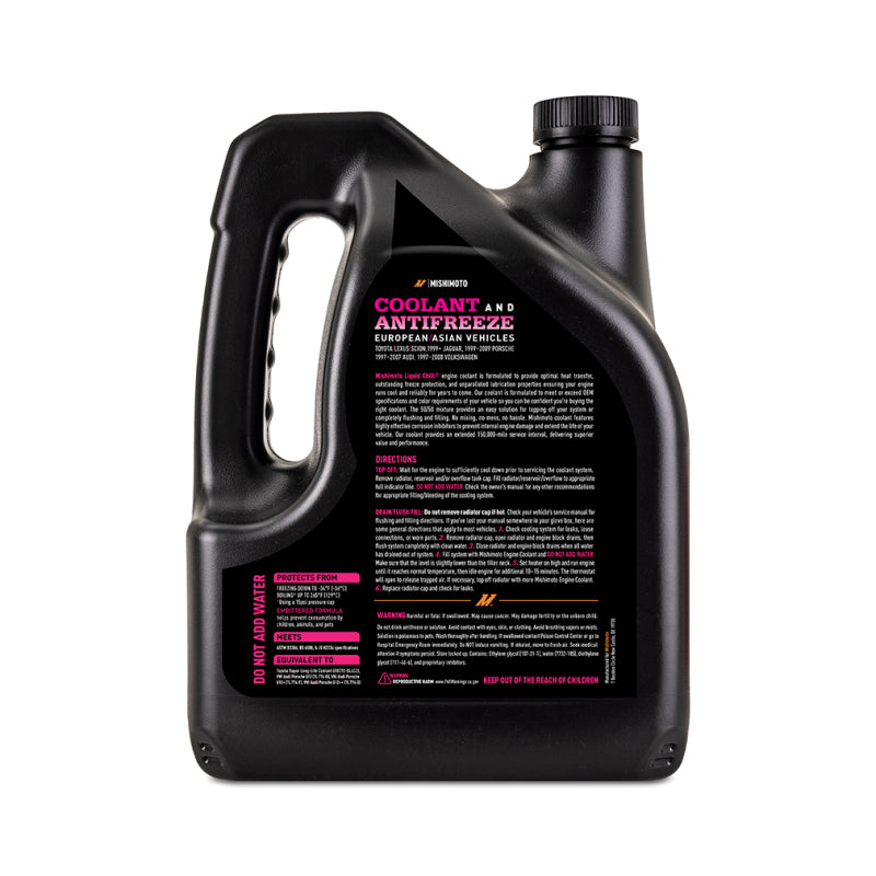 Mishimoto - Mishimoto Liquid Chill EG Coolant, European/Asian Vehicles, Pink/Red - MMRA-LC-EG-PK