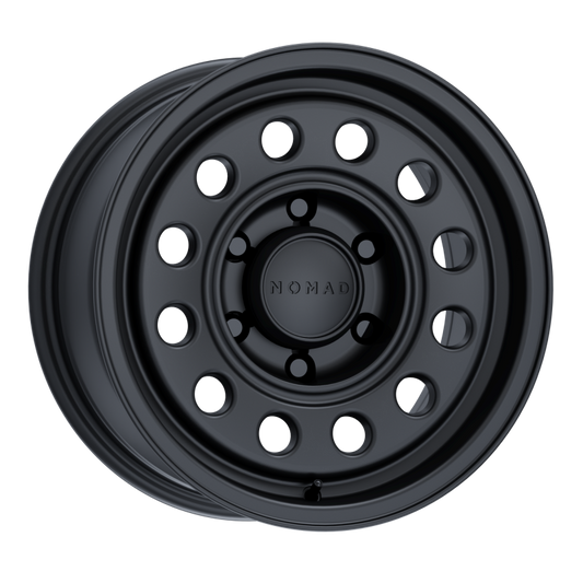 Nomad - Nomad N501SB Convoy 15x7in / 6x139.7 BP / -10mm Offset / 107.95mm Bore - Satin Black Wheel - N501SB-57060-10