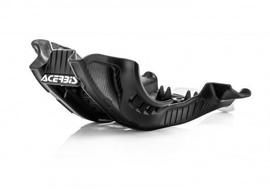 Acerbis - Acerbis 19-22 KTM/Husqvarna SX-F250/350/ FC250/350 Skid Plate - Black/White - 2736371007