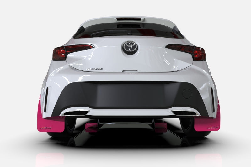 Rally Armor - Rally Armor 22-24 Subaru WRX Pink Mud Flap BCE Logo - MF92-BCE22-PK/BLK