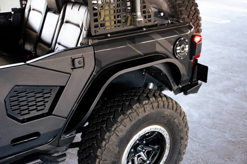 DV8 Offroad - DV8 Offroad 18-23 Jeep Wrangler JL Slim Fender Flares - FDJL-07