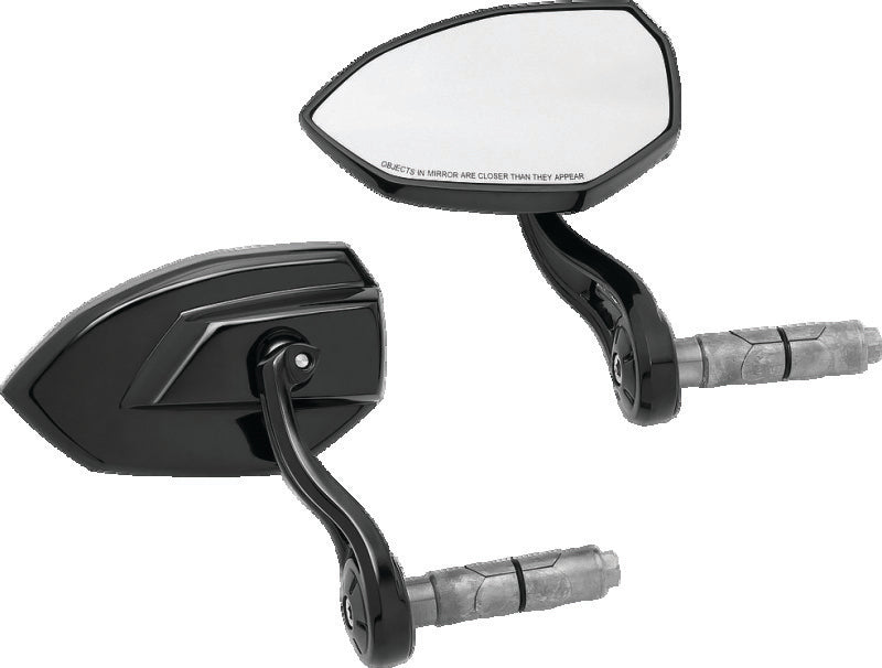 Kuryakyn - Kuryakyn Phantom Bar End Mirror Gloss Black - 1959