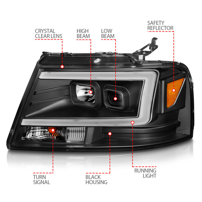 ANZO - Projector Headlight - 111541 - MST Motorsports