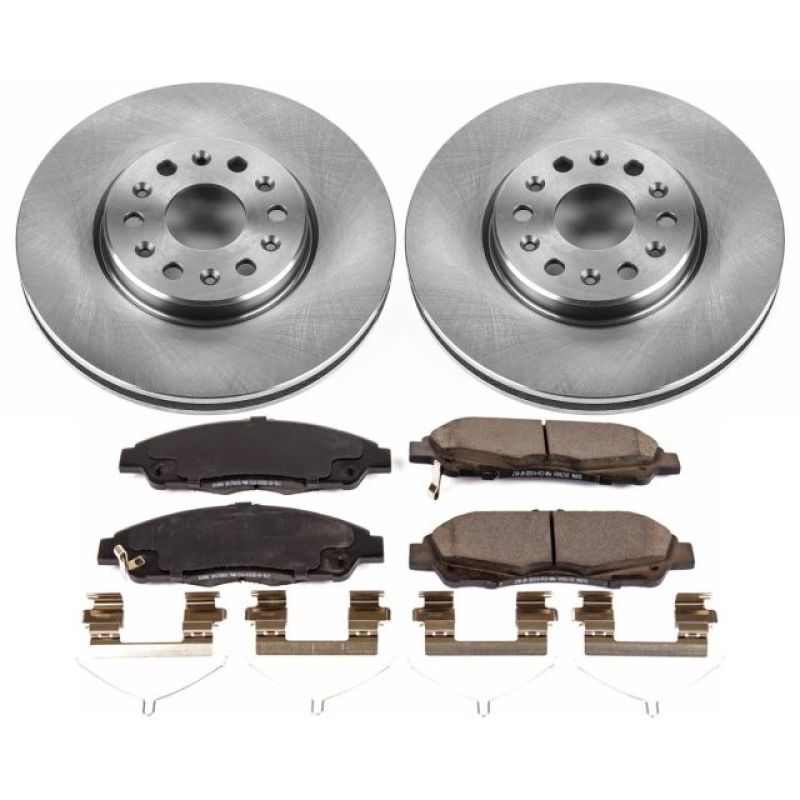 PowerStop - Power Stop 17-18 GMC Acadia Front Autospecialty Brake Kit - KOE7409