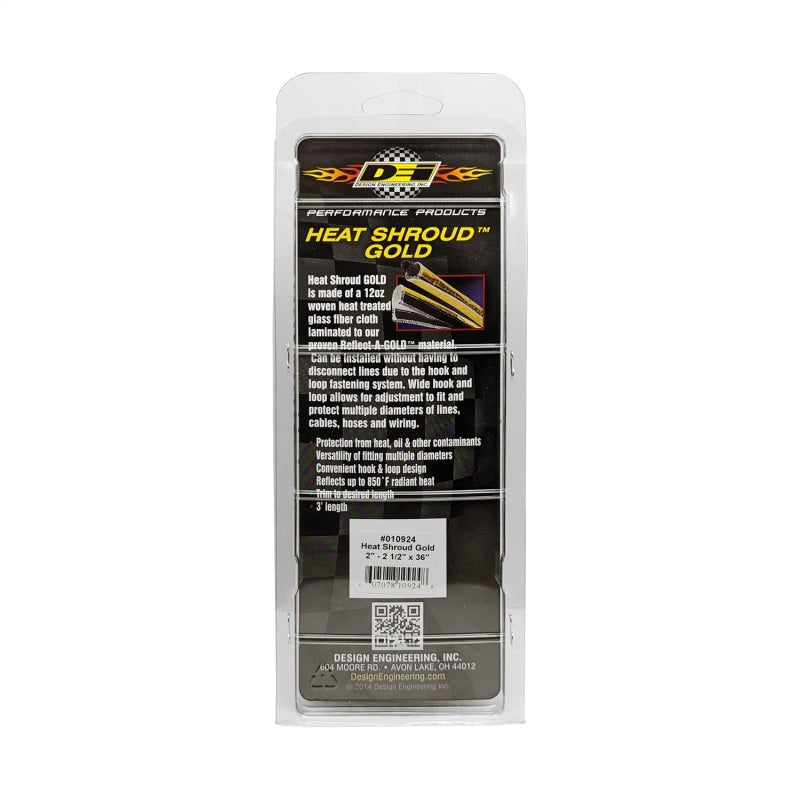 DEI - DEI Heat Shroud Gold 2in to 2.5in x 36in - 10924