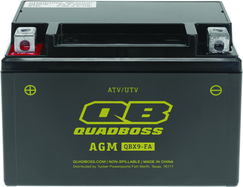 QuadBoss - QuadBoss Maintenance-Free AGM Battery QBX9-FA - 401379