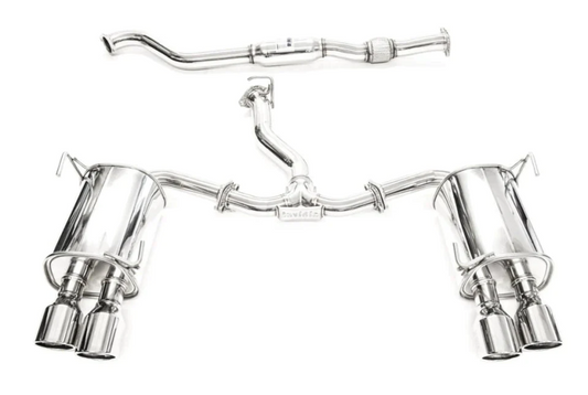 Invidia - Invidia 2022+ Subaru WRX Q300 Rolled Stainless Steel Tip Cat-Back Exhaust - HS22WRXG3S