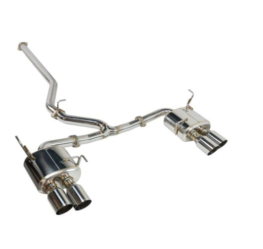 Remark - Remark 2022+ Subaru WRX Cat-Back Exhaust w/ Stainless Tip Cover - RK-C4076S-02