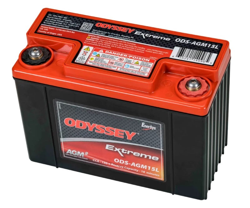 Odyssey Battery - Odyssey Battery Powersport Extreme AGM Battery (PC545) - ODS-AGM15L