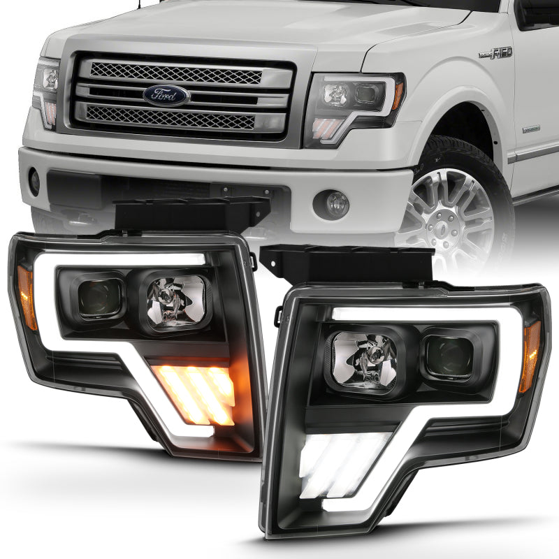 ANZO - Projector Light Bar G4 Switchback HeadlightBlack Amber - 111469 - MST Motorsports