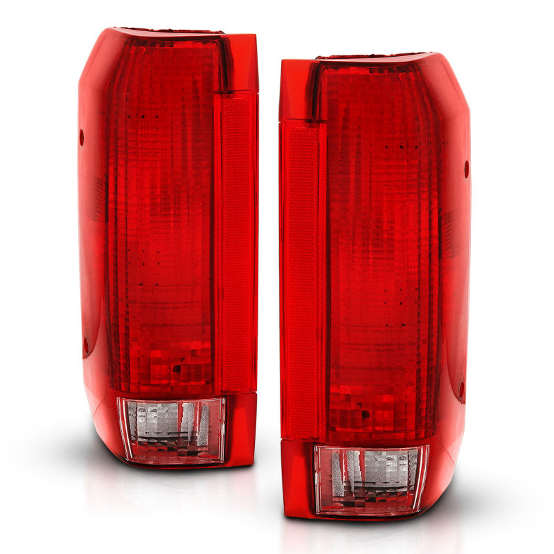 ANZO - ANZO 1992-1996 Ford Bronco Taillight Red/Clear Lens (OE Replacement) - 311306 - MST Motorsports