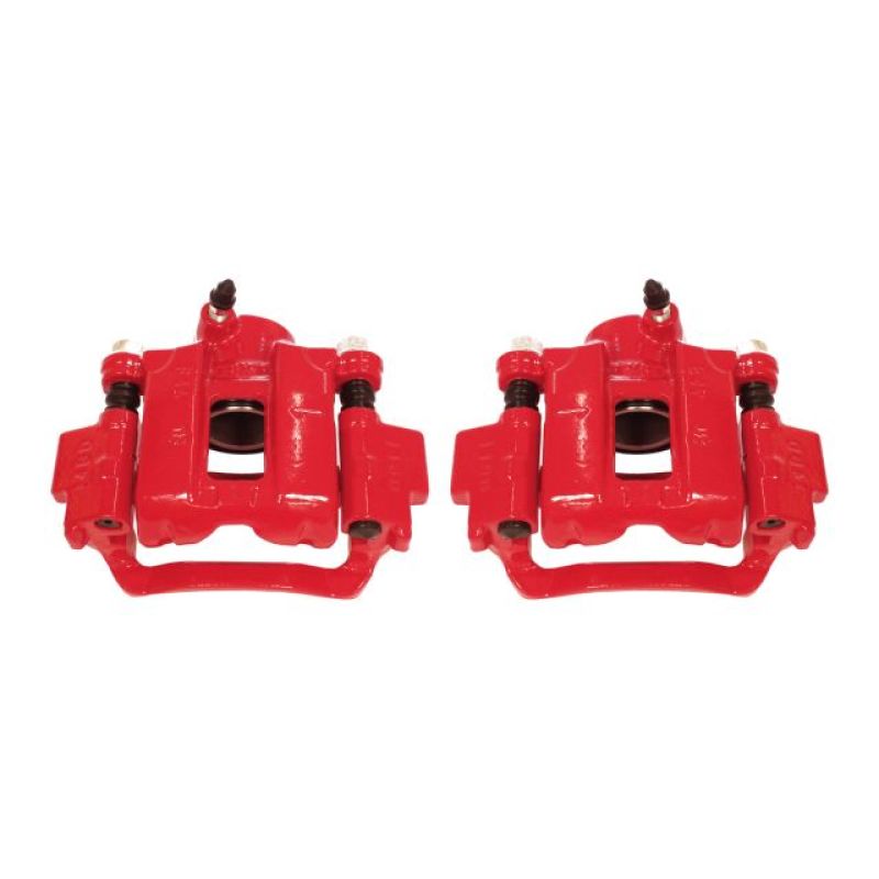 PowerStop - Power Stop 10-18 Lexus GX460 Rear Red Calipers w/Brackets - Pair - S2736 - MST Motorsports