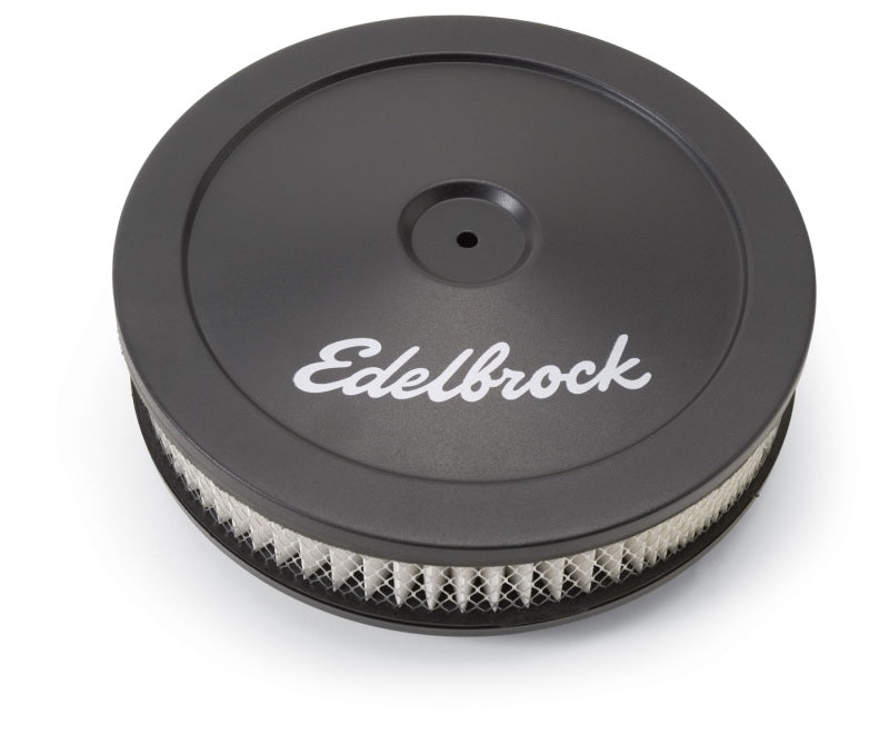 Edelbrock - Edelbrock Air Cleaner Pro-Flo Series Round Steel Top Paper Element 10In Dia X 3 5In Black - 1203 - MST Motorsports