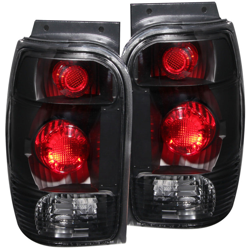 ANZO - Tail Light Assembly; Clear Lens; Black Housing; Pair; - 211084 - MST Motorsports