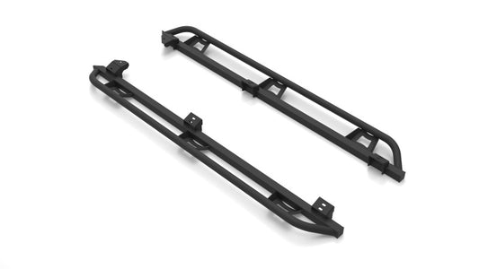 N-Fab - N-Fab Trail Slider Steps 16-20 Toyota Tacoma Crew Cab All Beds - SRW - Textured Black - TST16CC-TX - MST Motorsports