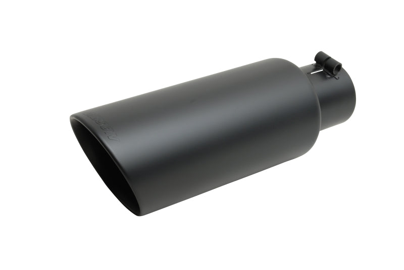 Gibson Performance Exhaust - Black Ceramic Double Walled Angle Exhaust Tip - 500427-B - MST Motorsports