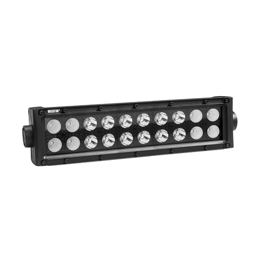 Westin - B-FORCE Double Row LED Light Bar; 10 inch Combo w/3W Cree; Black; - 09-12212-20C - MST Motorsports