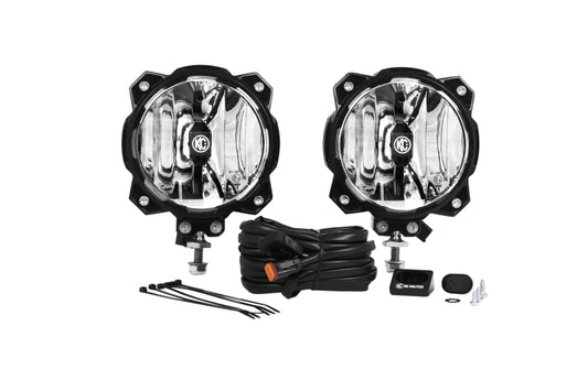 KC HiLiTES - Gravity LED Pro6 Single Driving Beam SAE/ECE Pair Pack System 91303 - 91303 - MST Motorsports