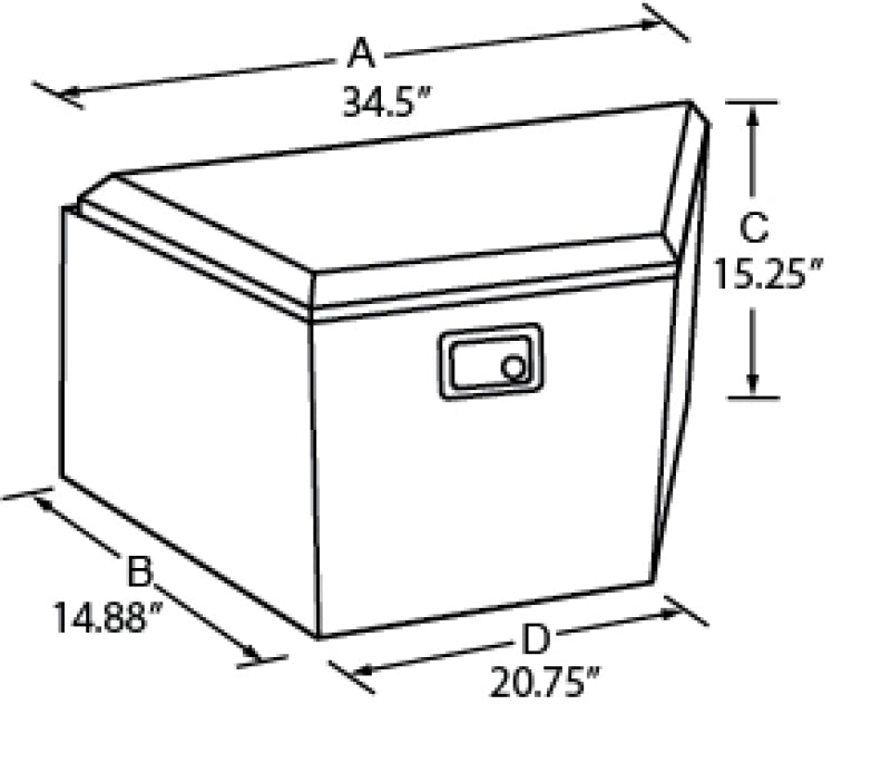 Lund - Challenger Trailer Utility Box - 6134 - MST Motorsports