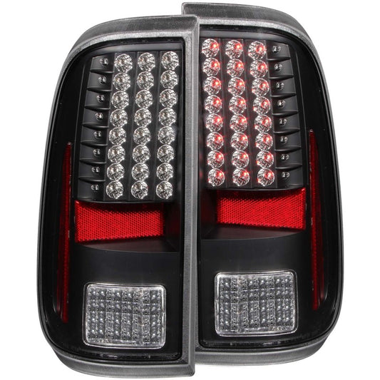 ANZO - Tail Light Assembly; LED; Clear Lens; Black Housing; Pair; - 311127 - MST Motorsports