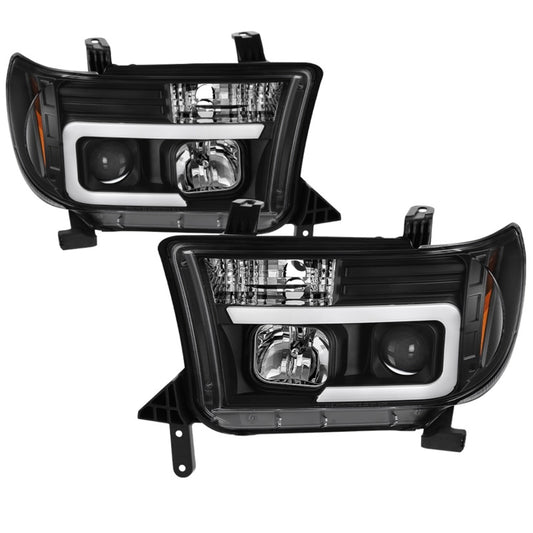 Spyder Auto - Version 2 Projector Headlights - Light Bar DRL - Black - 5085344 - MST Motorsports