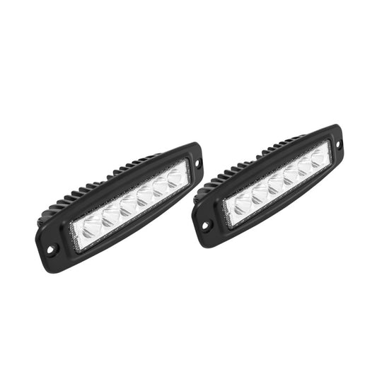 Westin - FM6 Flush Mount LED Auxiliary Light - 09-1918FM6 - MST Motorsports