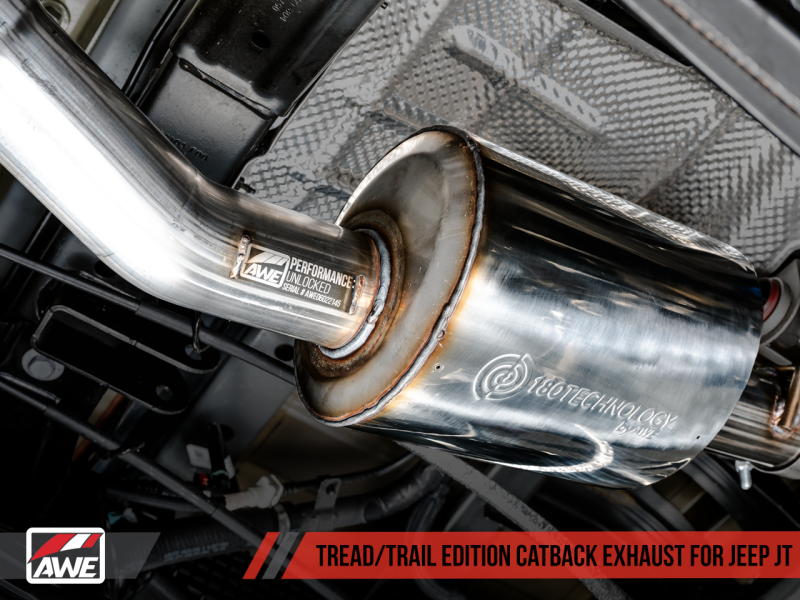 AWE Tuning - AWE Tuning 20-21 Jeep Gladiator JT 3.6L Trail Edition Cat-Back Exhaust - 3015-21001 - MST Motorsports