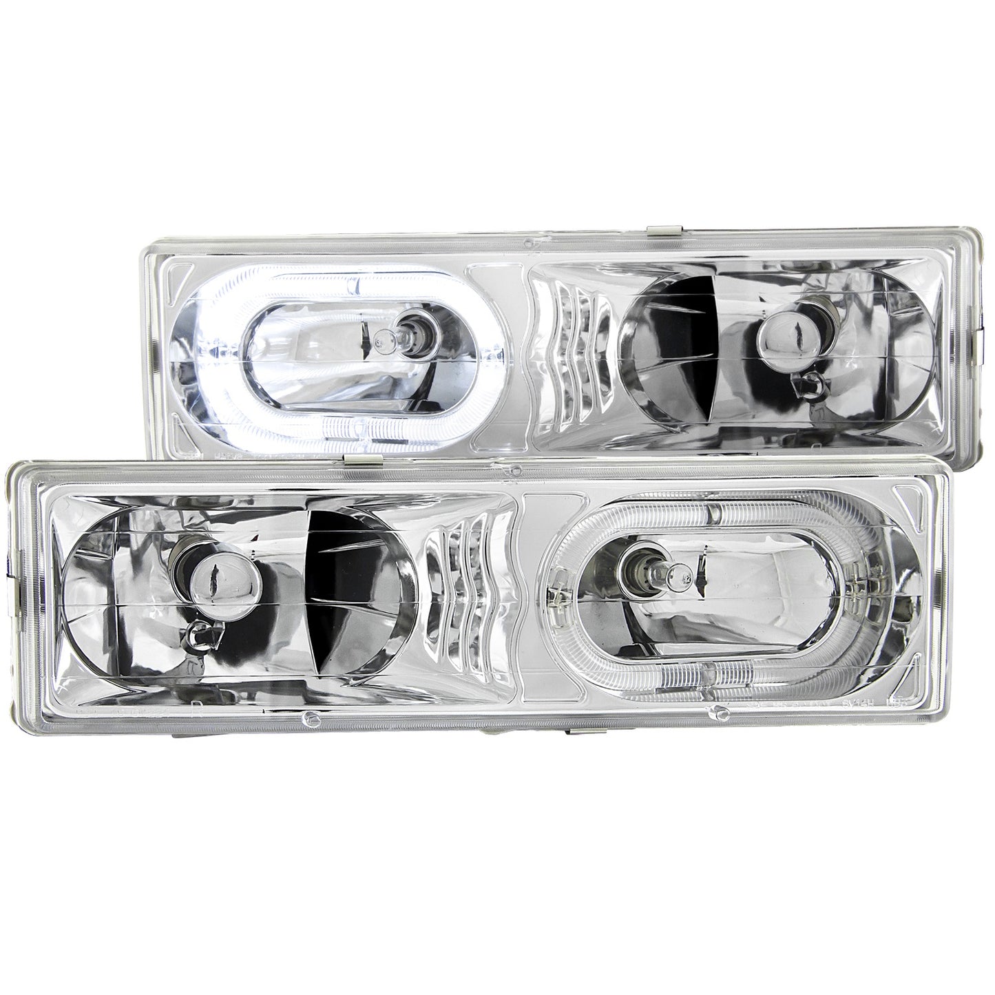 ANZO - Crystal Headlight Set w/Halo - 111006 - MST Motorsports