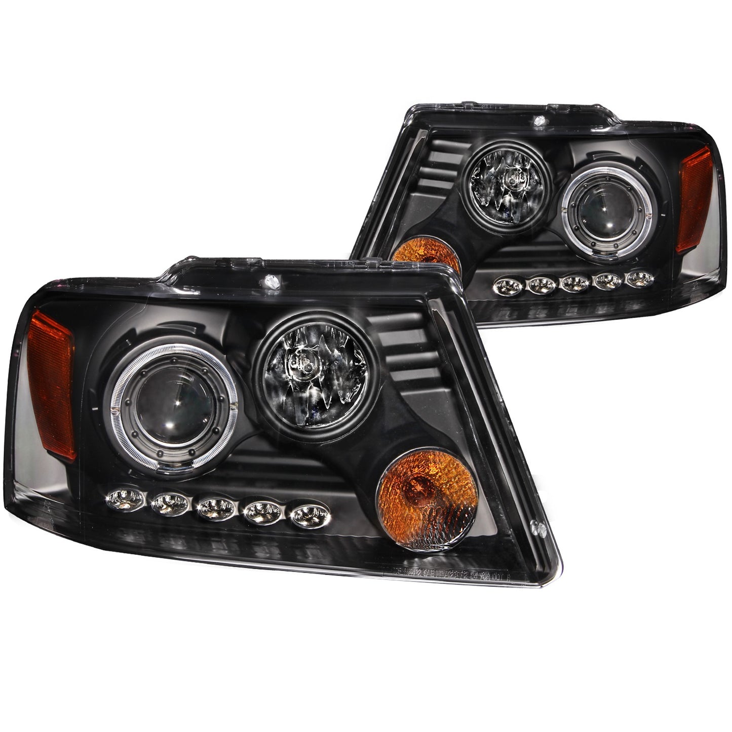 ANZO - Projector Headlight Set w/Halo - 111204 - MST Motorsports