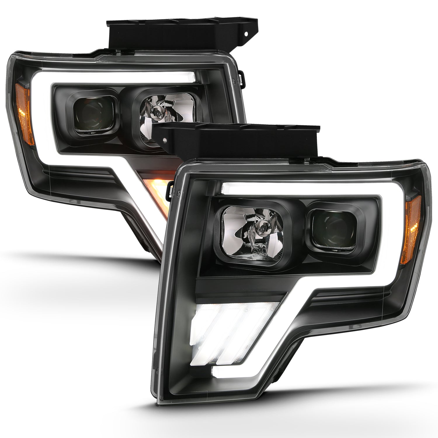 ANZO - Projector Light Bar G4 Switchback HeadlightBlack Amber - 111469 - MST Motorsports