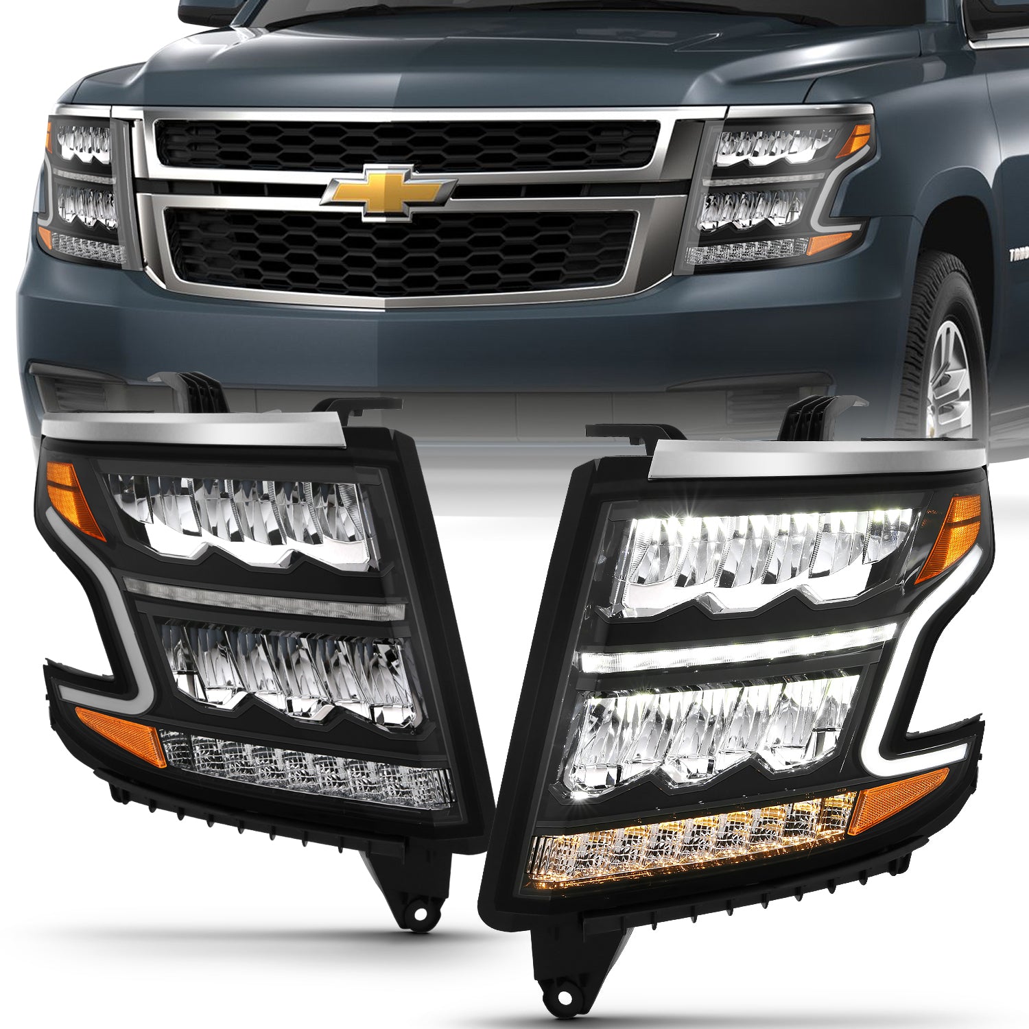 ANZO - LED Crystal Headlights - 111478 - MST Motorsports