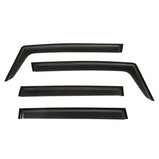 Rugged Ridge - Rugged Ridge Window Visor 4-pc set Black 15-18 Renegade BU - 11349.15 - MST Motorsports