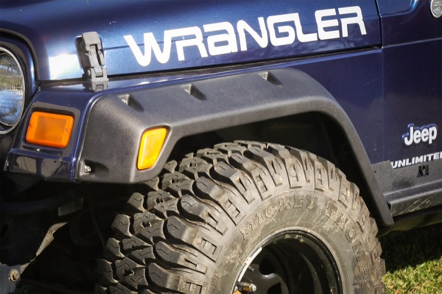 Rugged Ridge - Rugged Ridge 4-Piece Fender Flare Kit 4.75-In 97-06 Jeep Wrangler - 11630.20 - MST Motorsports