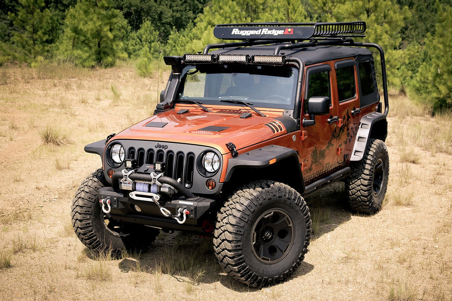 Rugged Ridge - Rugged Ridge Hurricane Flat Fender Flare Kit 07-18 Jeep Wrangler - 11640.10 - MST Motorsports